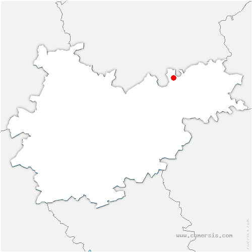 carte de localisation de Saint-Orens-de-Gameville