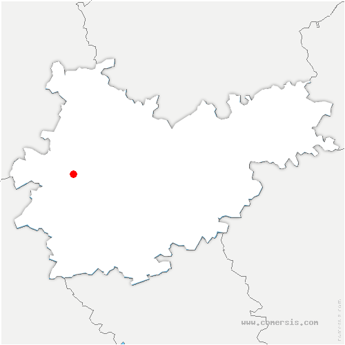 carte de localisation de Saint-Salvadou