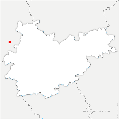 carte de localisation de Saint-Sernin