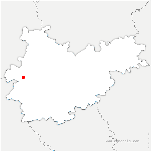 carte de localisation de Saint-Sulpice