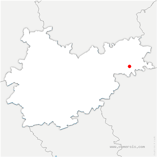 carte de localisation de Sainte-Anne