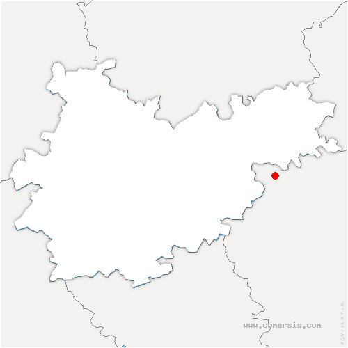 carte de localisation de Sainte-Marie