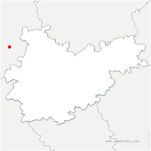 carte de localisation de Salles-sur-l'Hers