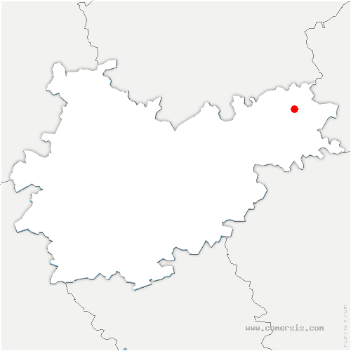 carte de localisation de la Salvetat-Lauragais