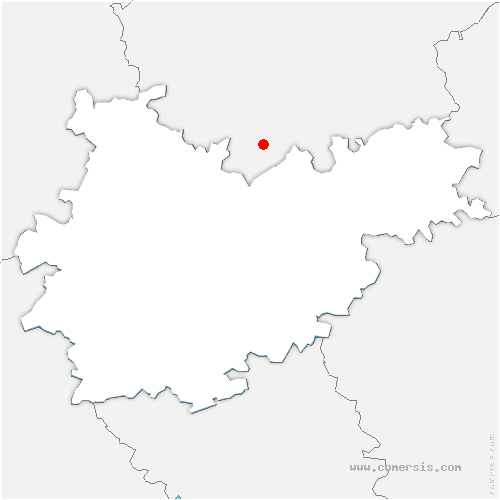 carte de localisation de la Salvetat-Saint-Gilles