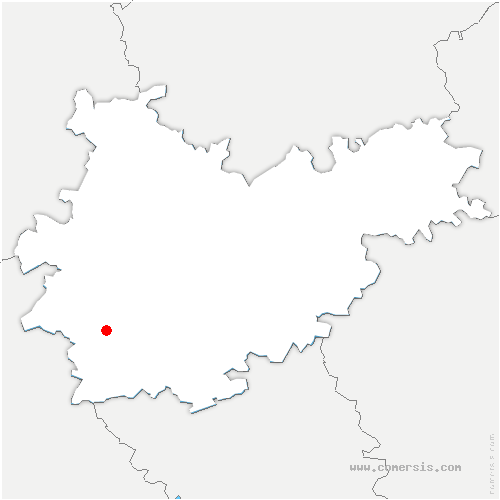 carte de localisation de Sérignac