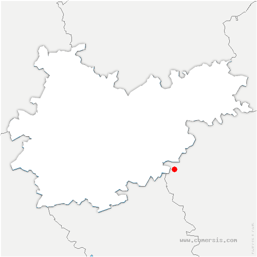 carte de localisation de Simorre