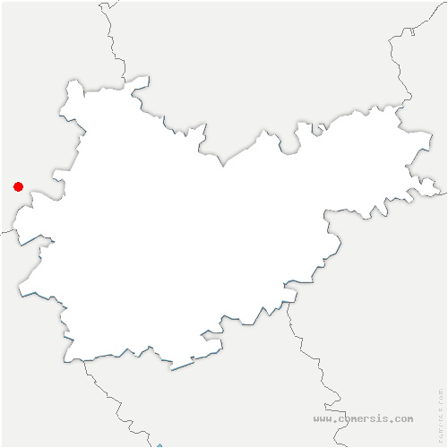 carte de localisation de Tauriac