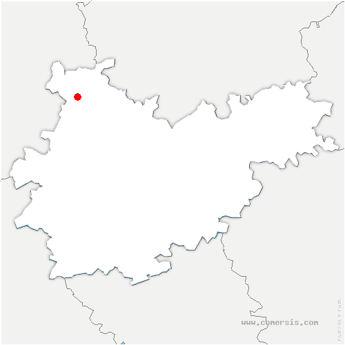 carte de localisation de Touffailles