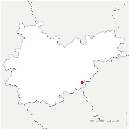 carte de localisation de Verlhac-Tescou