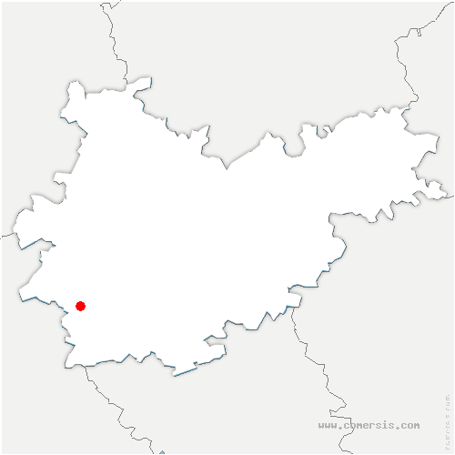 carte de localisation de Villeneuve-lès-Lavaur