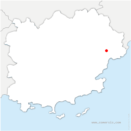 carte de localisation d'Allos