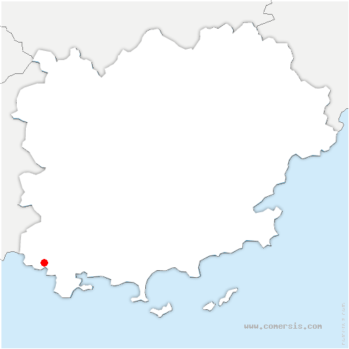 carte de localisation de Bandol
