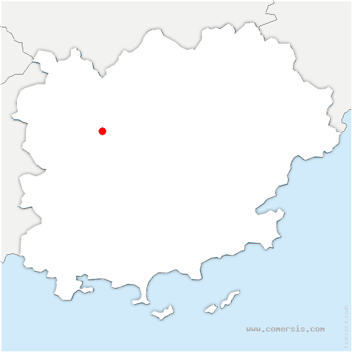 carte de localisation de Barjols