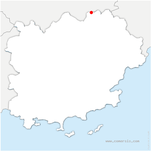 carte de localisation du Bourguet