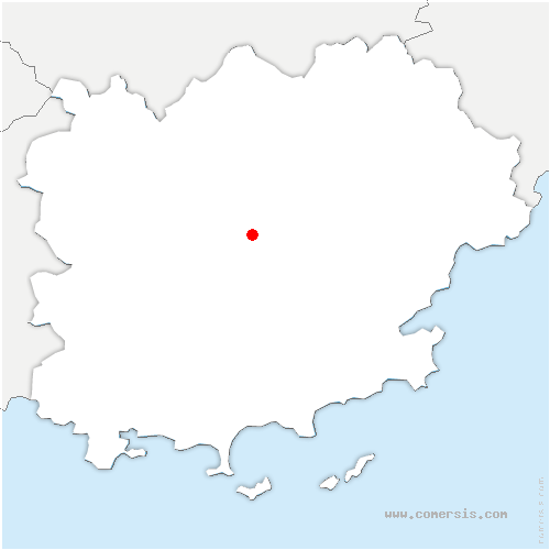 carte de localisation de Carcès
