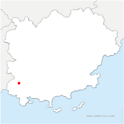carte de localisation de Castellet