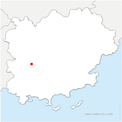 carte de localisation de la Celle
