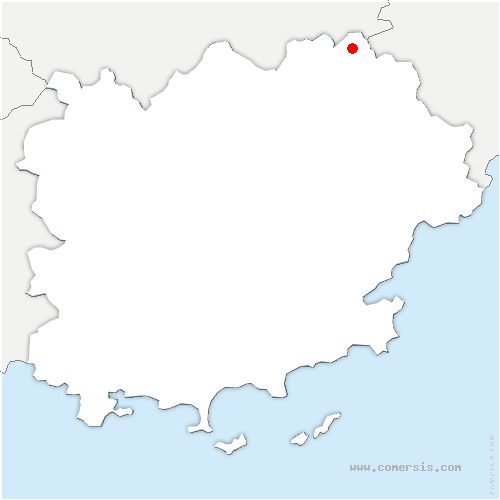 carte de localisation de Châteauvieux