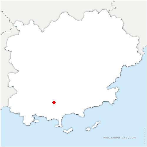 carte de localisation de Cipières