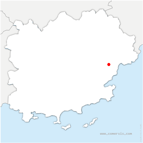 carte de localisation de Colmars