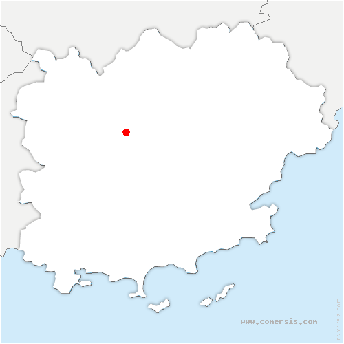 carte de localisation de Montfort-sur-Argens