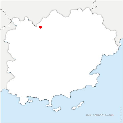 carte de localisation de Montmeyan