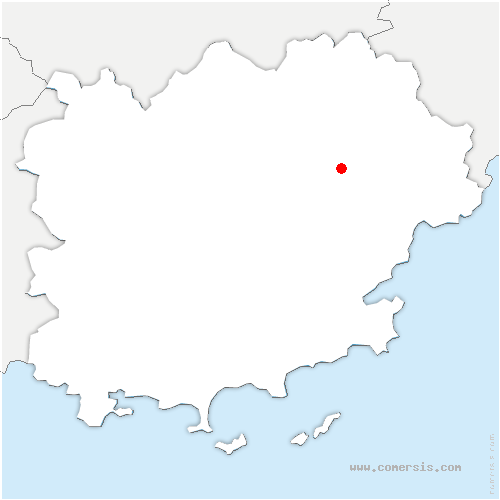 carte de localisation de la Motte