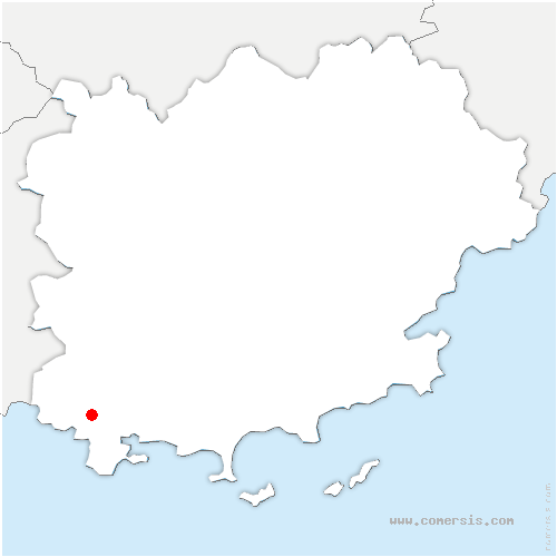 carte de localisation d'Ollioules