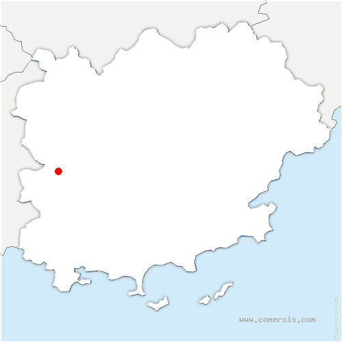 carte de localisation de Rougiers