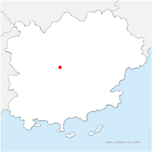 carte de localisation de Saint-Geniez