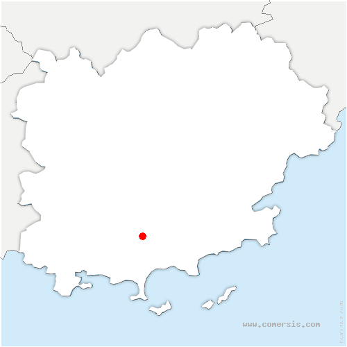 carte de localisation de Saint-Jeannet