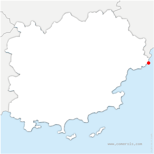 carte de localisation de Saint-Raphaël