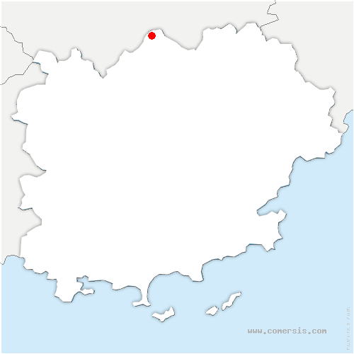 carte de localisation des Salles-sur-Verdon