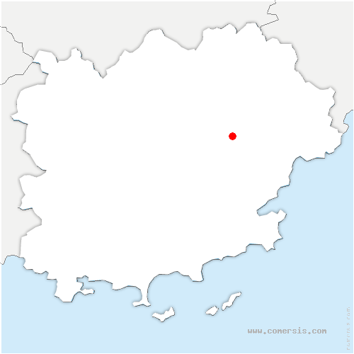 carte de localisation du Vernet