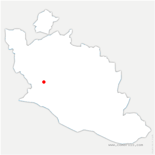 carte de localisation d'Althen-des-Paluds
