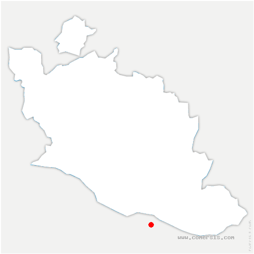 carte de localisation d'Aulan
