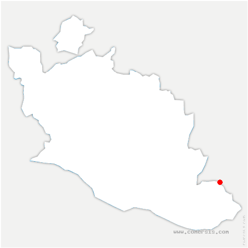 carte de localisation de Bastide-des-Jourdans