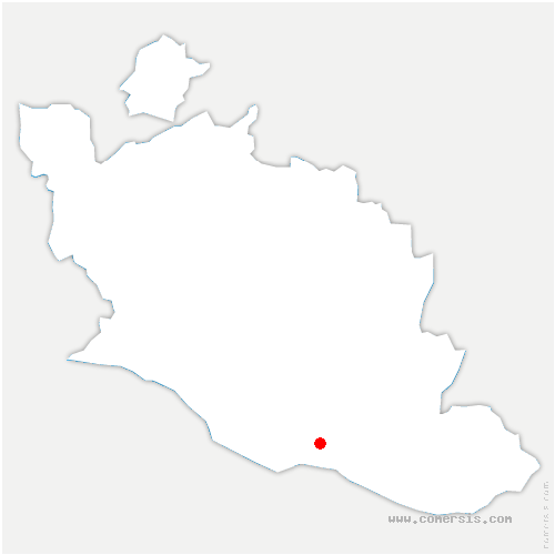 carte de localisation de Bellecombe-Tarendol