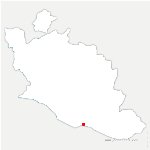 carte de localisation de Bésignan
