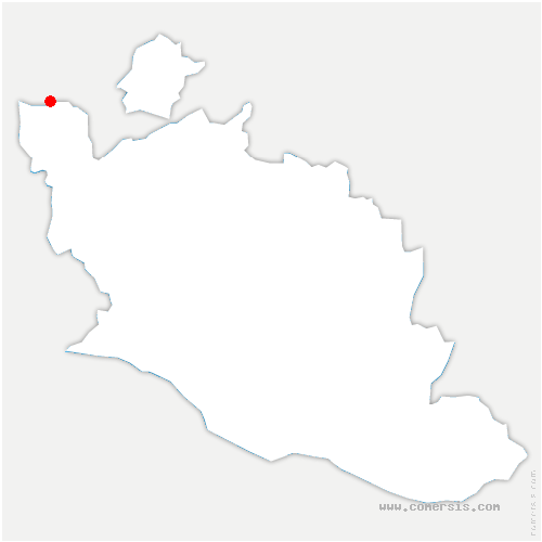 carte de localisation de Bollène