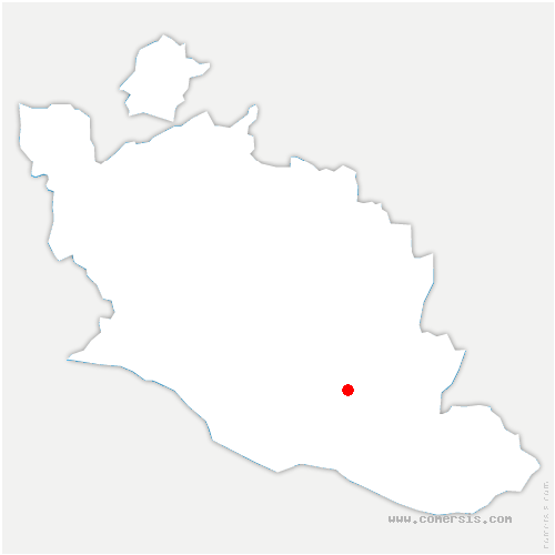 carte de localisation de Bonnieux