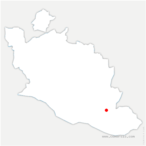carte de localisation de Cabrières-d'Aigues