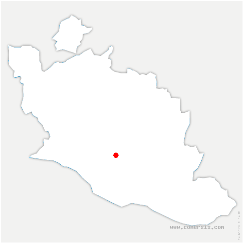carte de localisation de Cabrières-d'Avignon