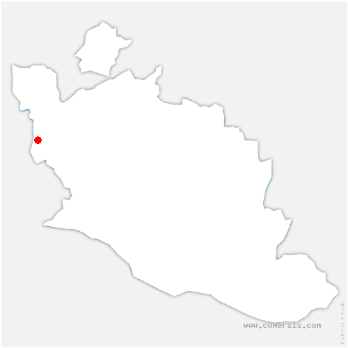 carte de localisation de Caderousse