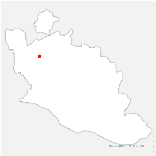 carte de localisation de Camaret-sur-Aigues