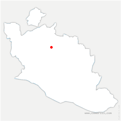 carte de localisation de Caromb