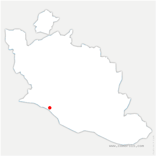 carte de localisation de Caumont-sur-Durance