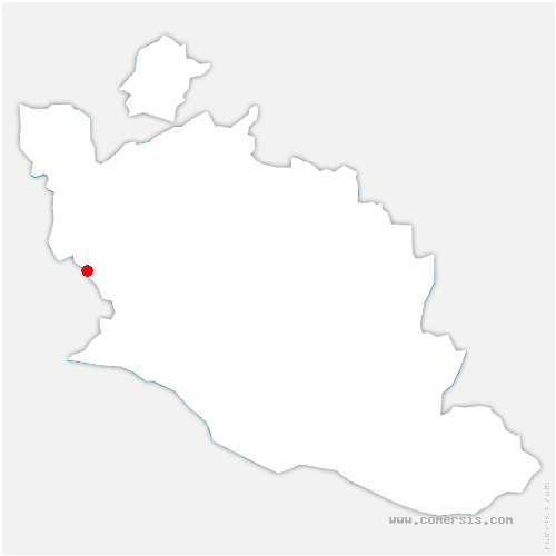 carte de localisation de Châteauneuf-du-Pape