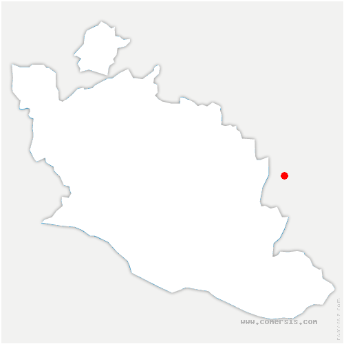 carte de localisation de Châteauneuf-le-Rouge